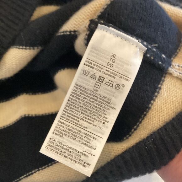 Banana Republic SET Square Neck Sweater Tank + Relaxed Cashmere Cardigan Striped - Picture 4 of 10